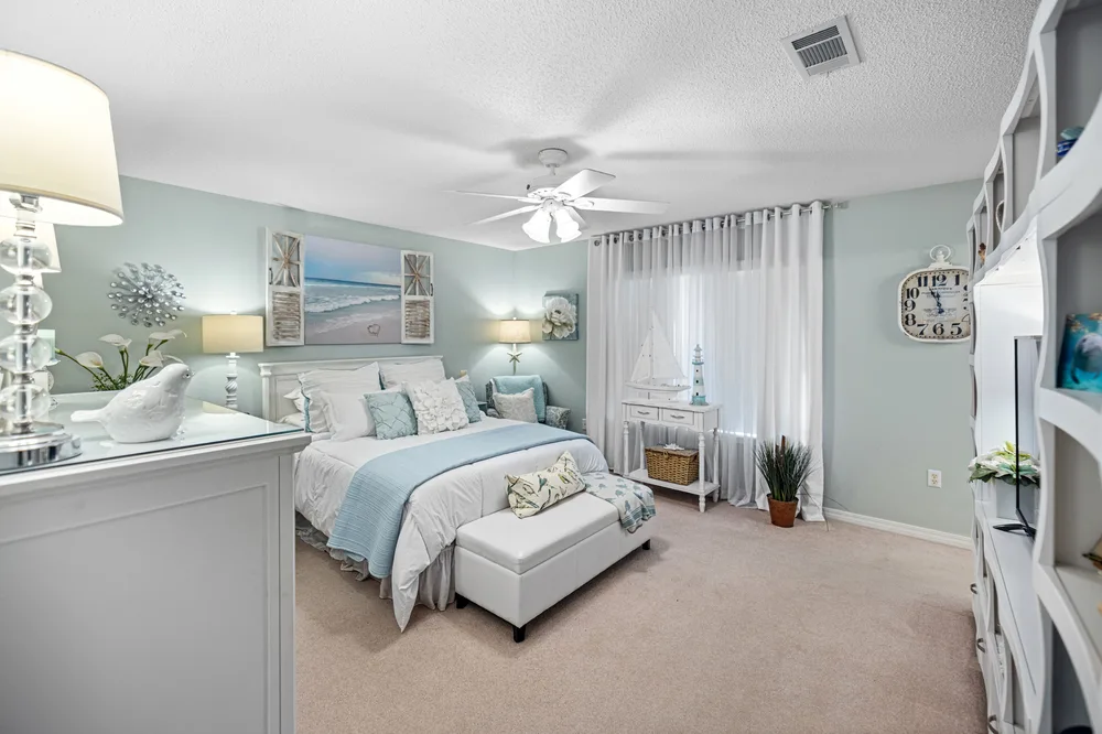 Master bedroom interior design by Joy Signature Designs