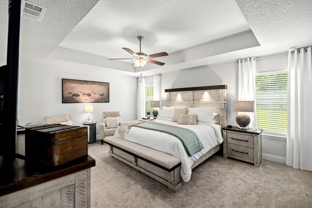 Coastal master suite by Joy Signature Designs
