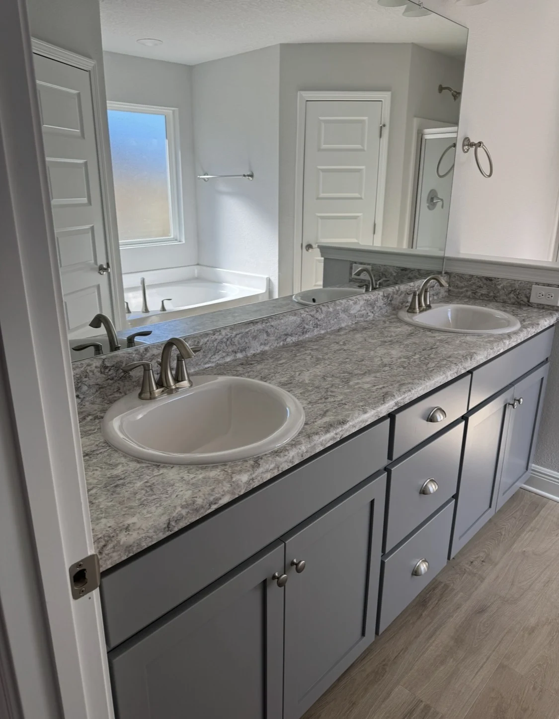 Master bath before by Joy Signature Designs