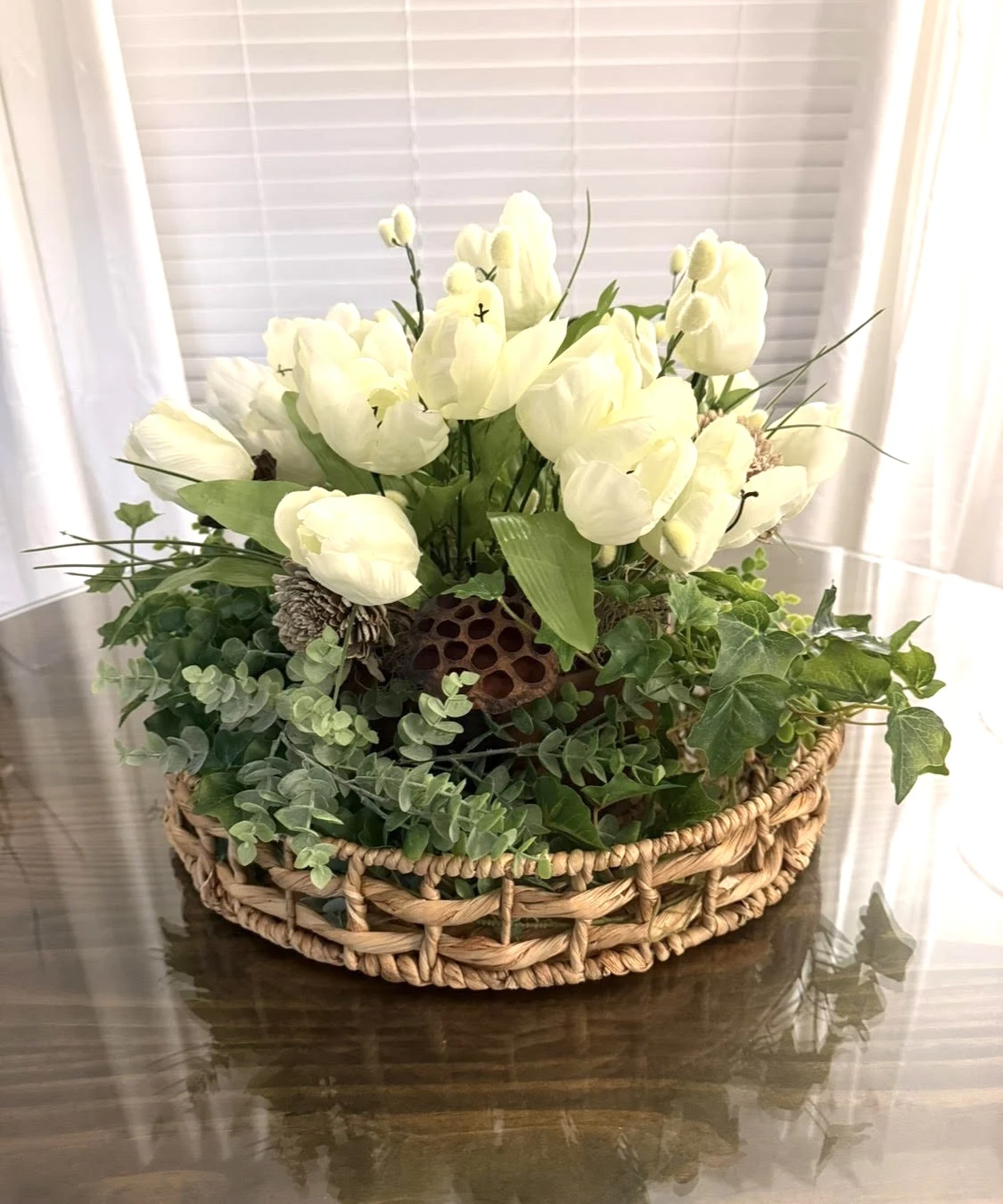 Spring woods floral arrangement by Joy Signature Designs