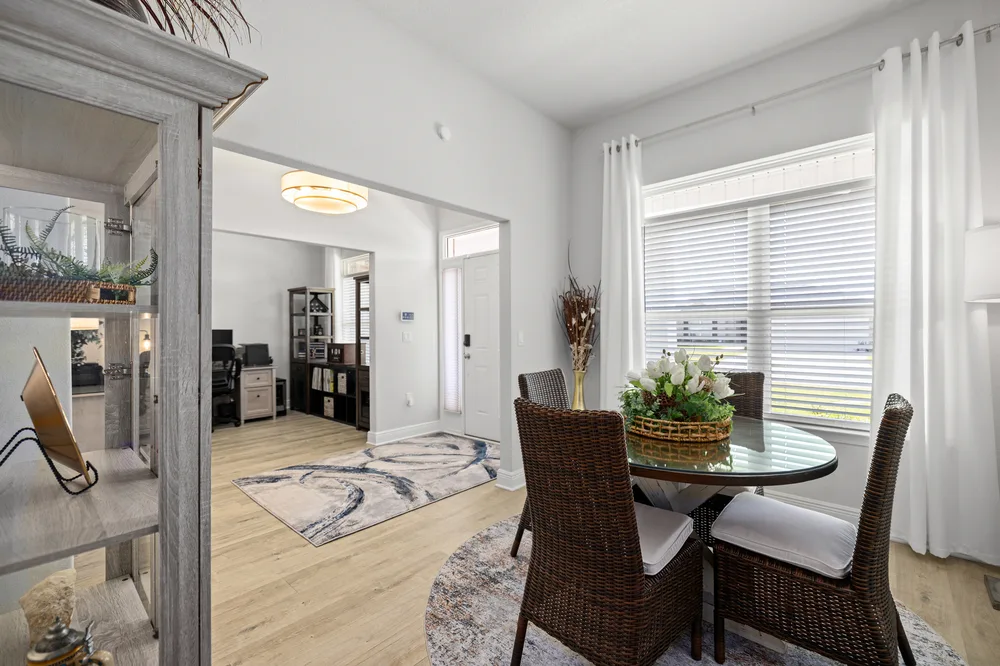 Casual dining nook by Joy Signature Designs
