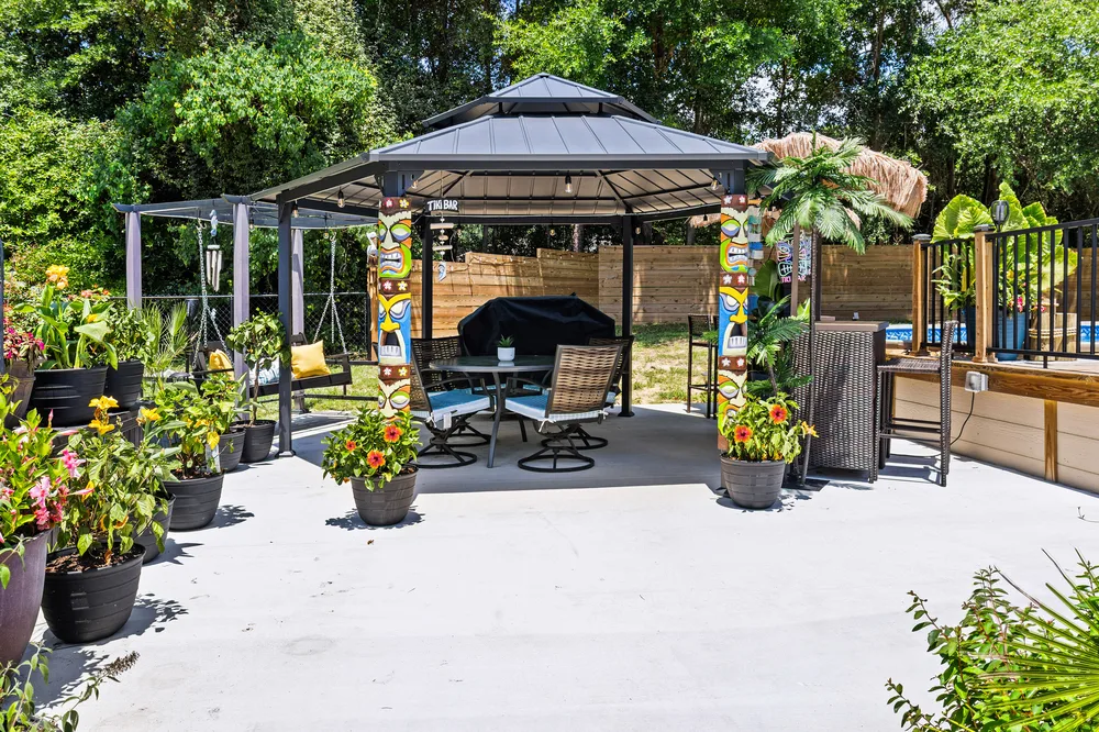 Garden patio styling by Joy Signature Designs