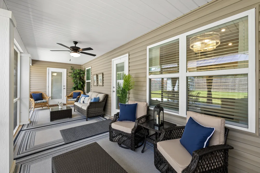 Screened porch design by Joy Signature Designs